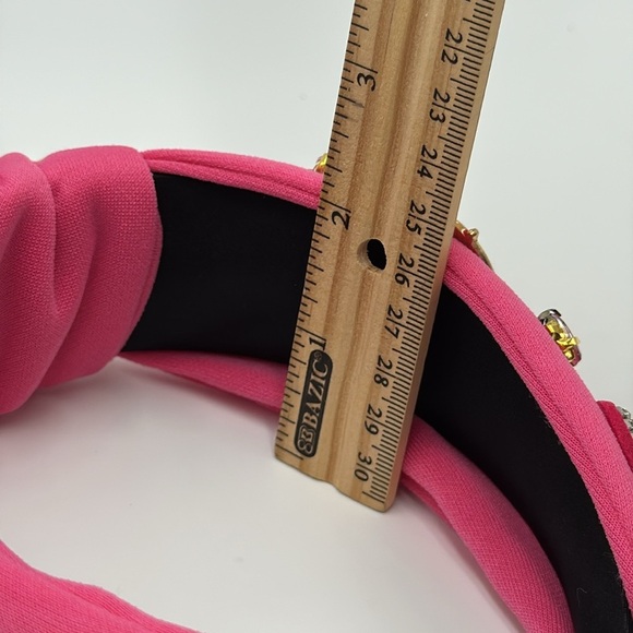 Hot Pink Rhinestone Love Headband - Picture 8 of 8